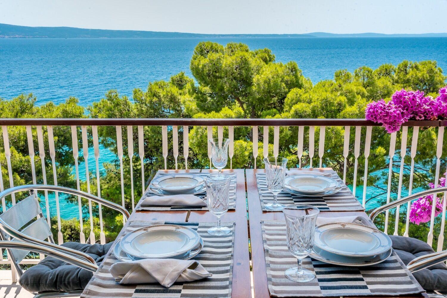 Apartments Milica - sea view Krilo Exterior foto