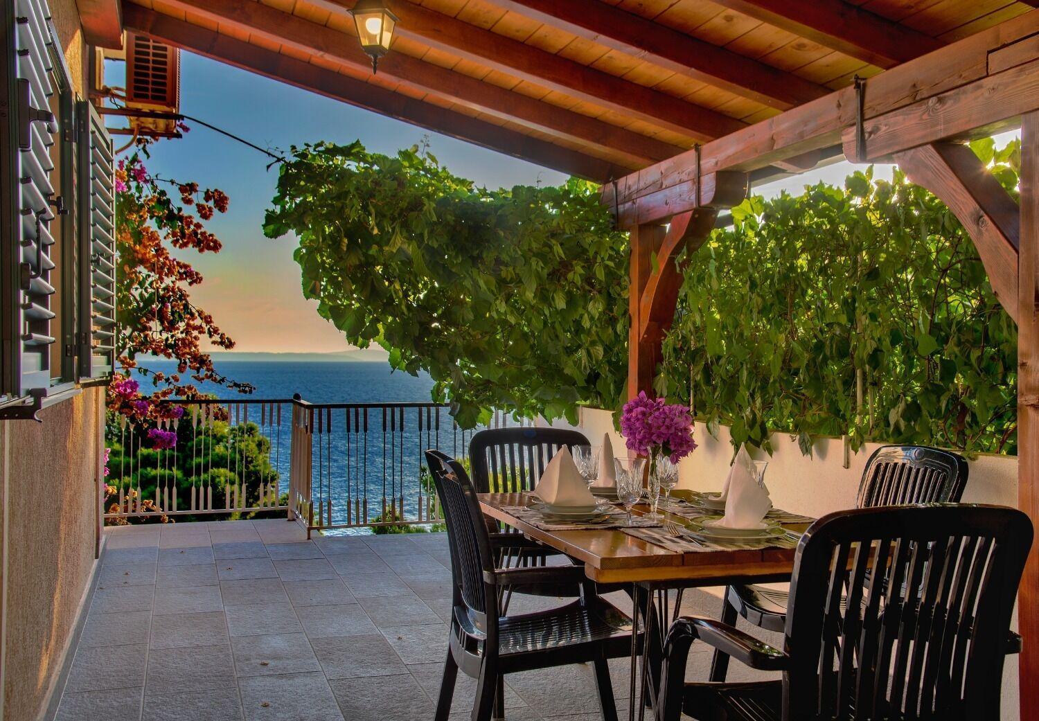 Apartments Milica - sea view Krilo Exterior foto